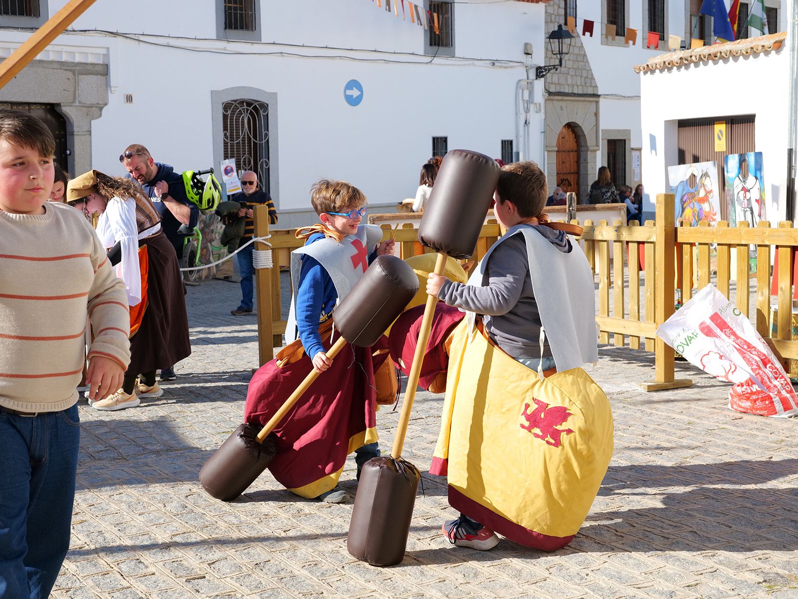 Multitudinaria celebración de la Candelaria en la Plaza de la Villa de Dos Torres