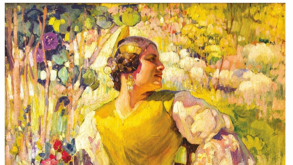'Labradora valenciana' (1917), de Luis Dubón, una de las obras de la exposición de la Fundación Bancaja.