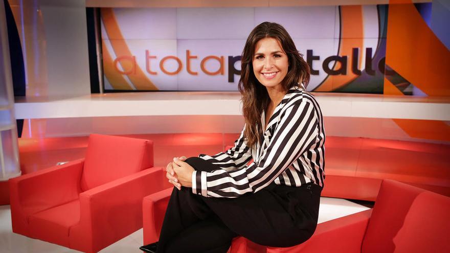 Nuria Roca presentaba el programa de TV3 &#039;A tota pantalla&#039;.