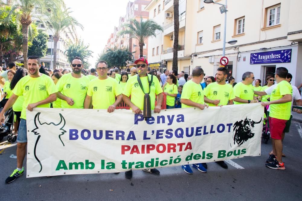 Protesta a favor de los bous en Paiporta