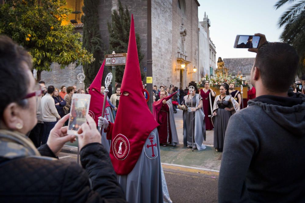 Procesión del sábado de Pasión en el Grao