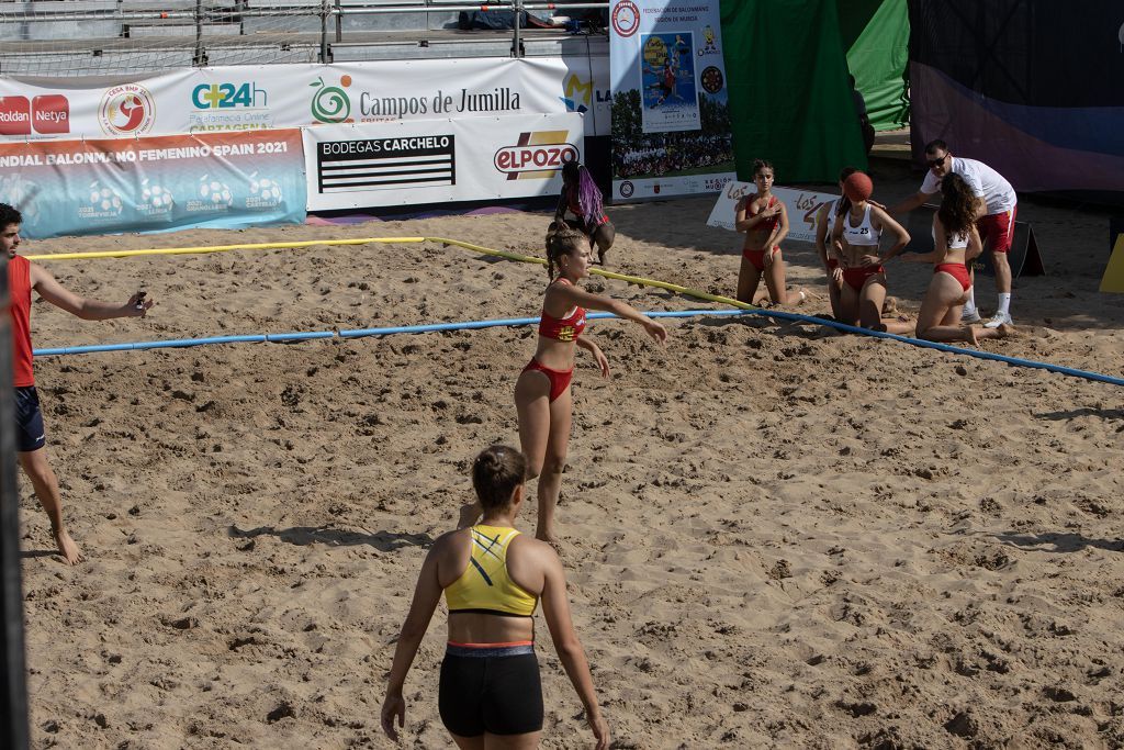 Campeonato de balonmano playa en La Manga