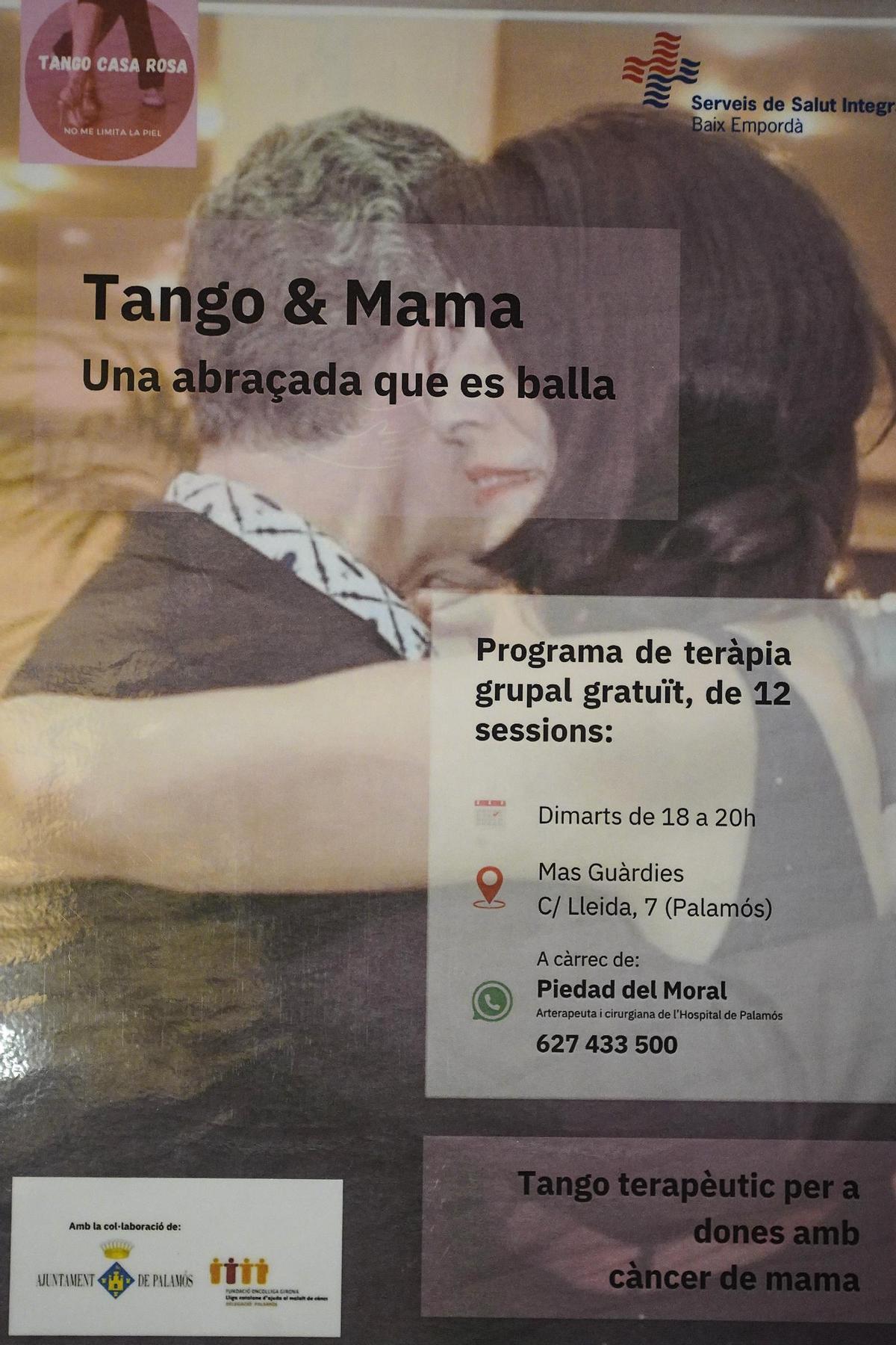 Cartell promocional de la teràpia psicoexpressiva Tango&amp;Mama