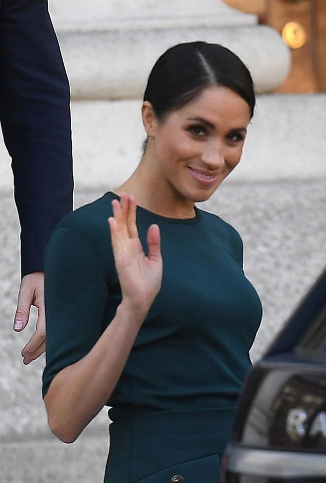 Meghan Markle, duquesa de Sussex, de verde 'irlandés'