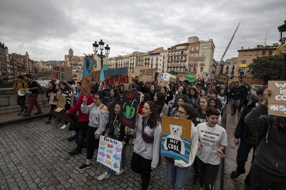 Un dia de lluita contra el canvi climàtic a Girona