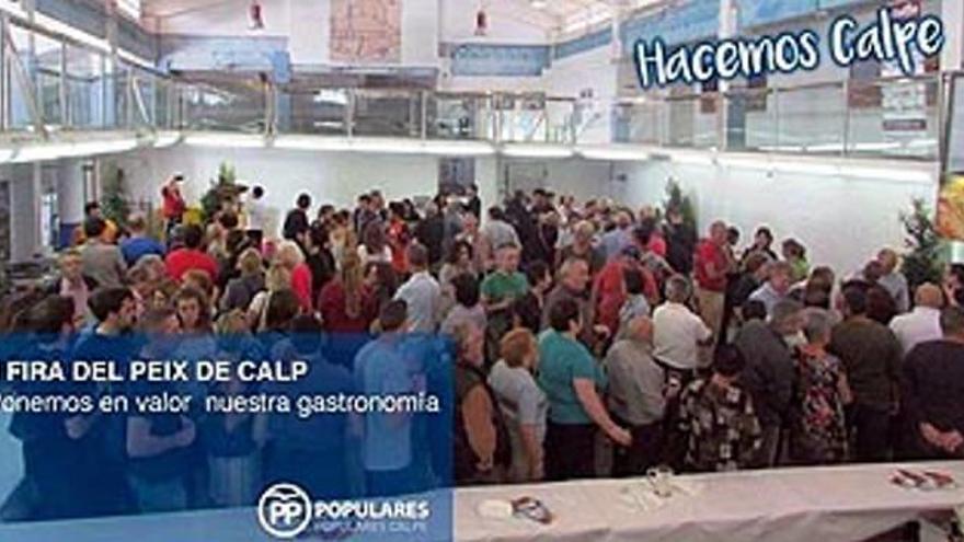 Acusan al PP de apropiarse de la Fira del Peix de Calp