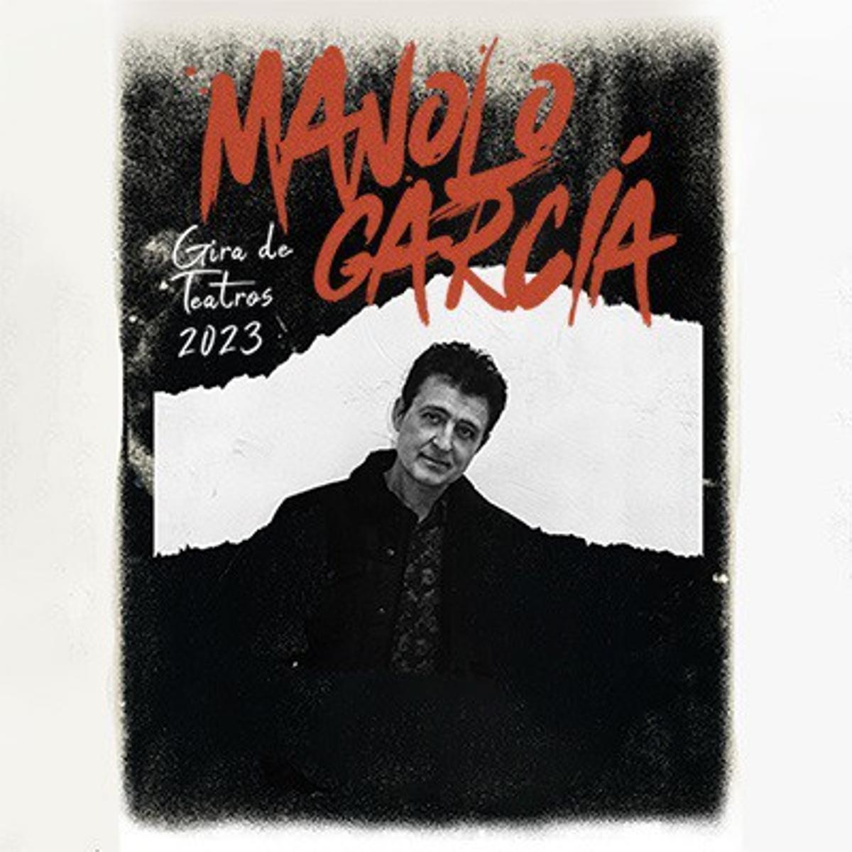 Cartel del concierto de Manolo García