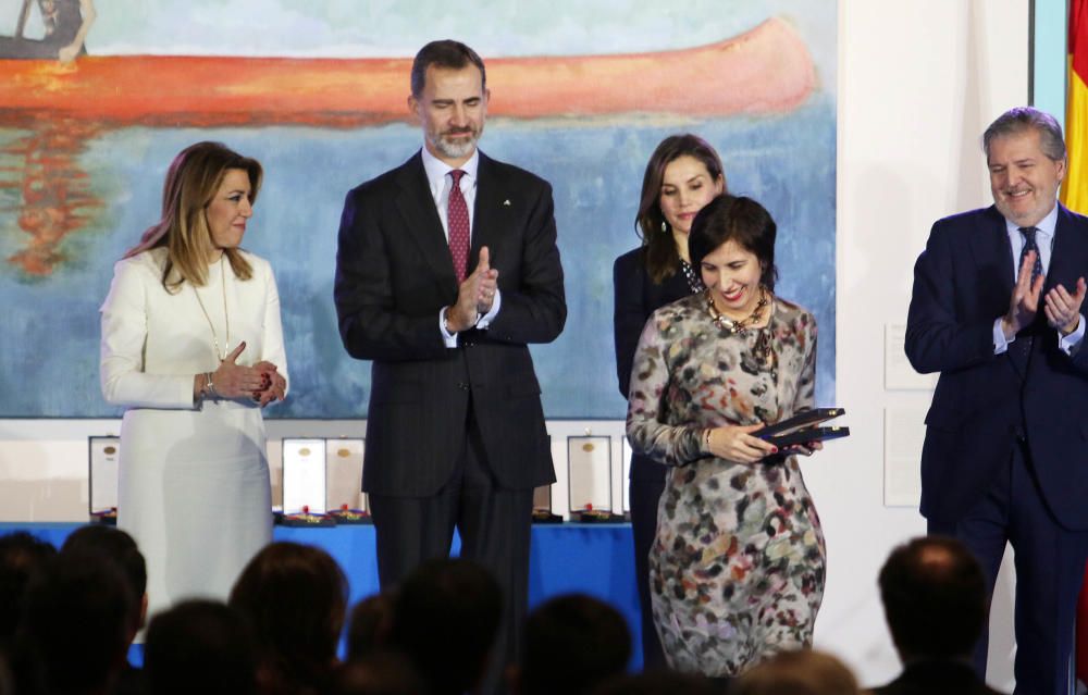 Los Reyes de España presiden la entrega de las distinciones que otorga el Ministerio de Cultura, correspondientes a 2016. José Coronado, Ricardo Darín, El Julio, Pedro Subijana o el Orfeón Donostiarra, entre los premiados.