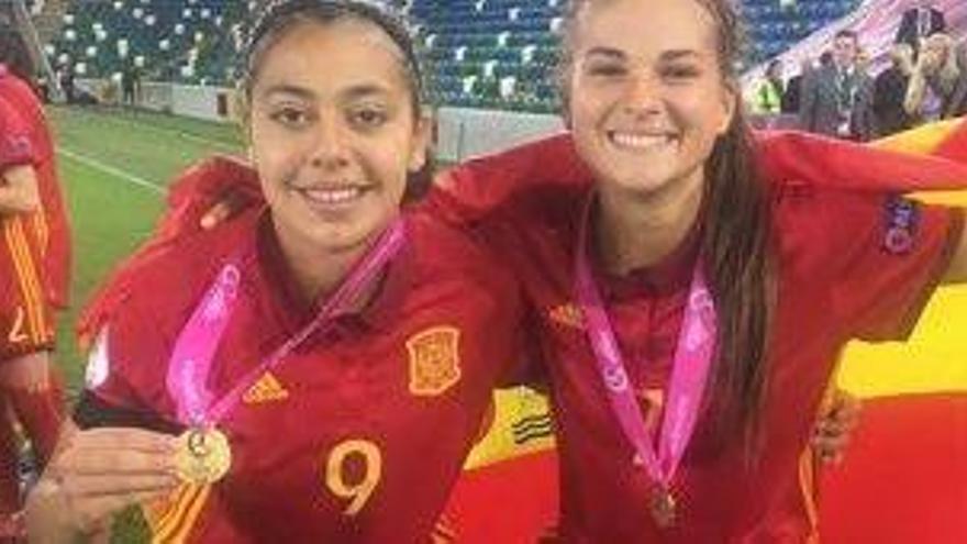 L&#039;equip estatal de Paula Fernández  es proclama campió europeu sub-19