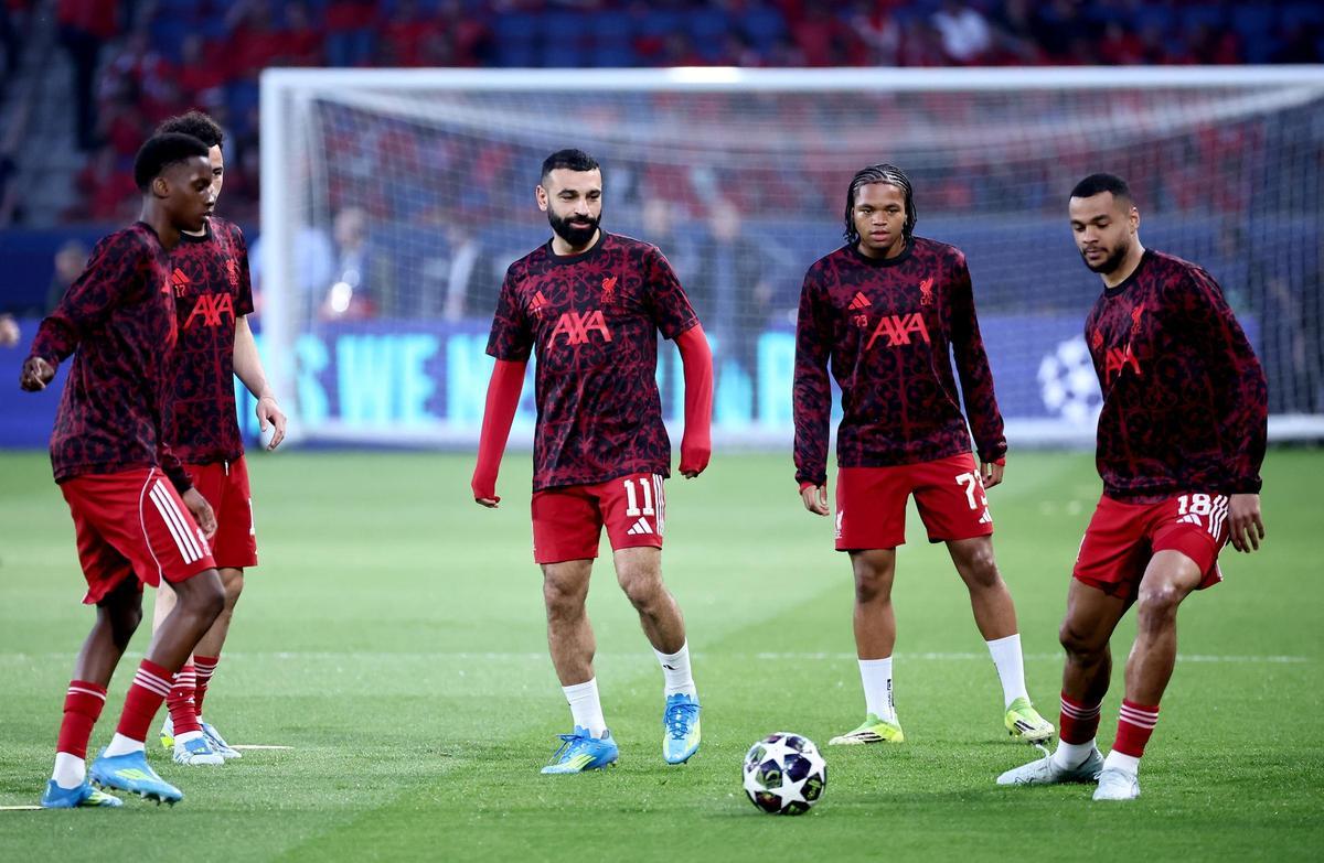 Salah se quedó sin ver minutos en París