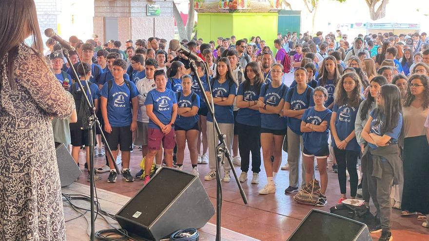Más de 3.000 estudiantes de Gran Canaria se citan en Cruce de Arinaga
