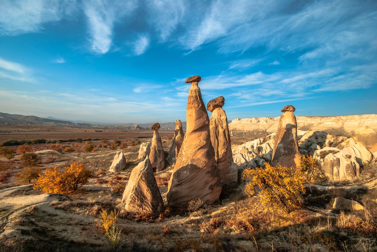 Las chimeneas de hadas en el Valle de los Monjes