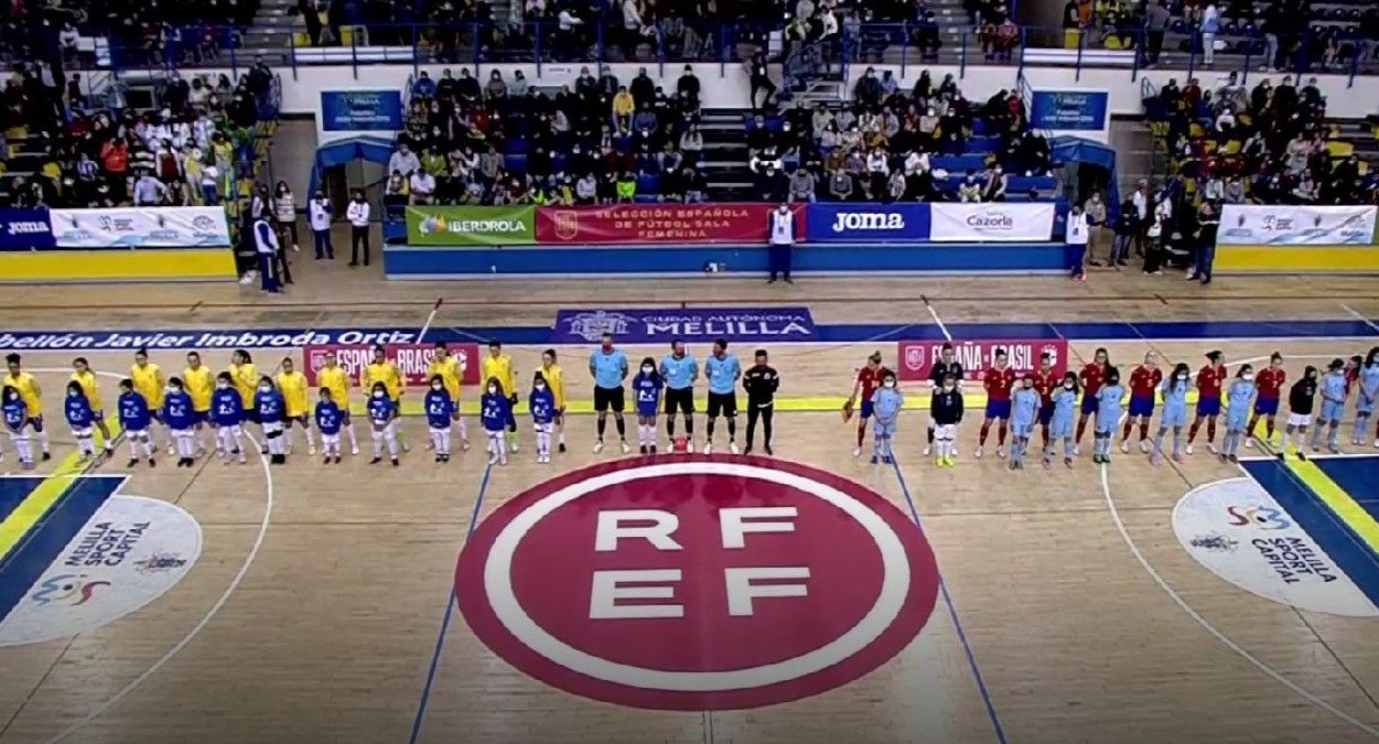 España brasil futbol sala femenino