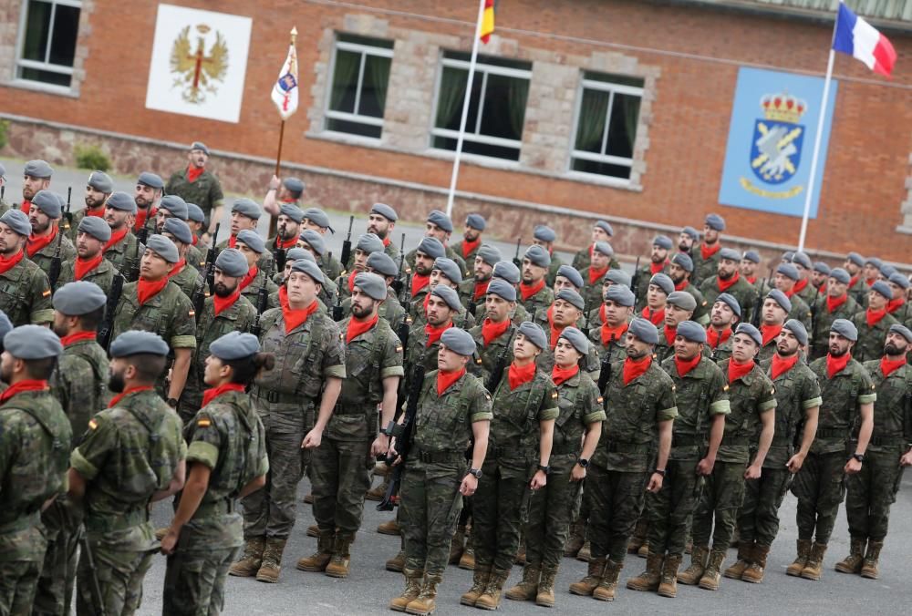 Aniversario de la Brigada Galicia en el acuartelamiento de Cabo Noval.