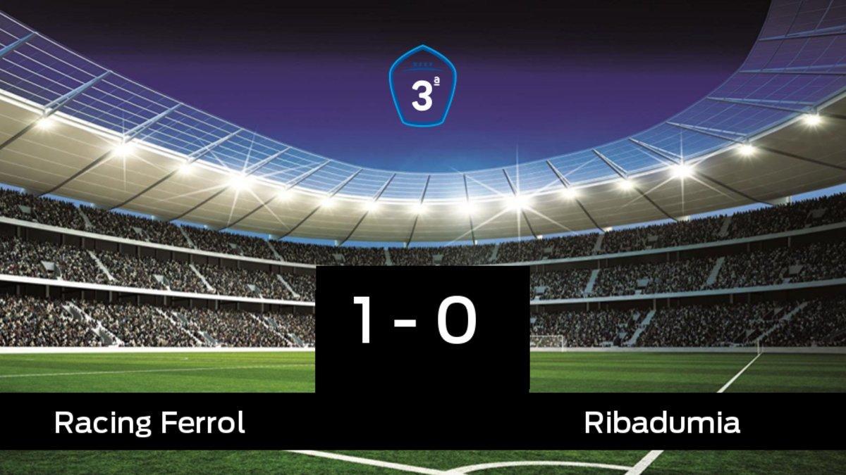 Victoria 1-0 del Racing Ferrol ante el Ribadumia