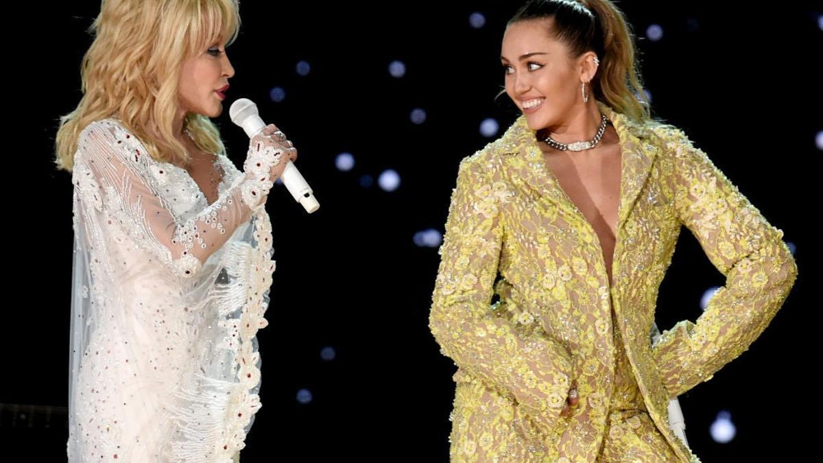 Miley Cyrus y Dolly Parton