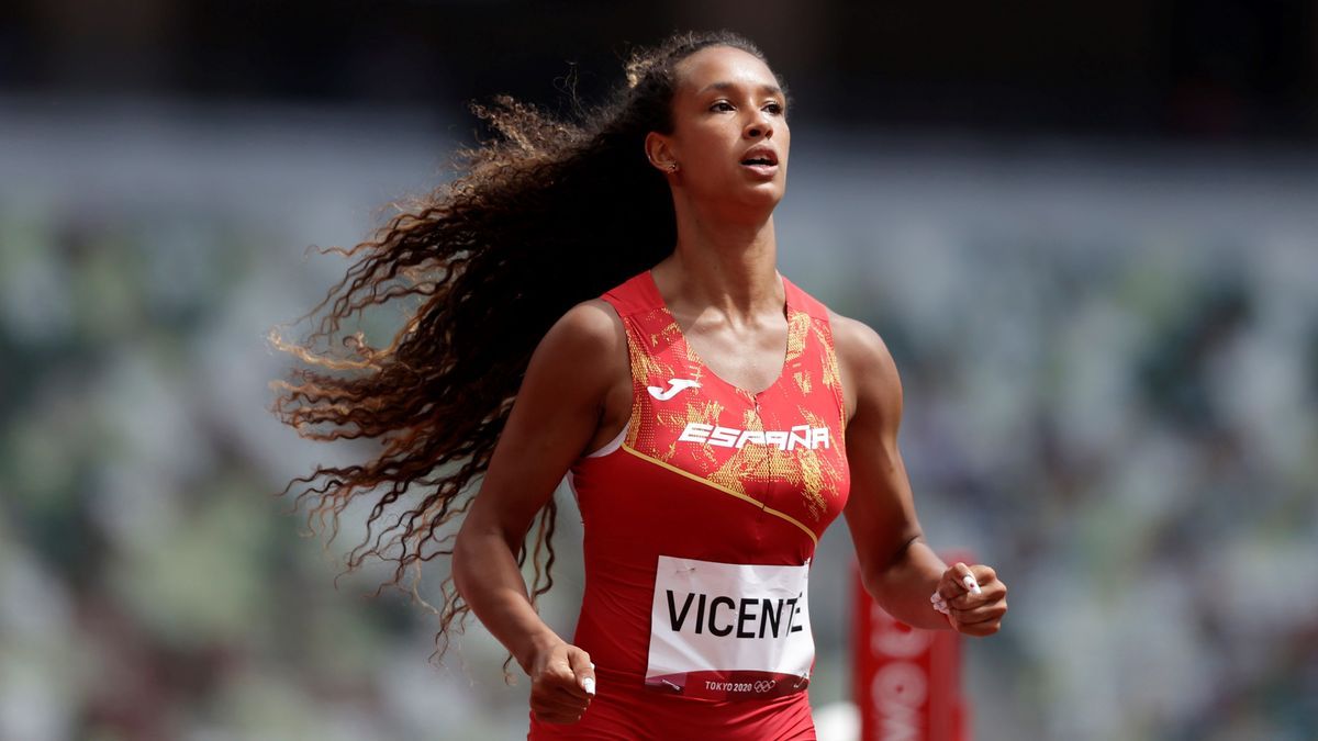 María Vicente comenzó el heptatlón con 13.44 en 100 m vallas.