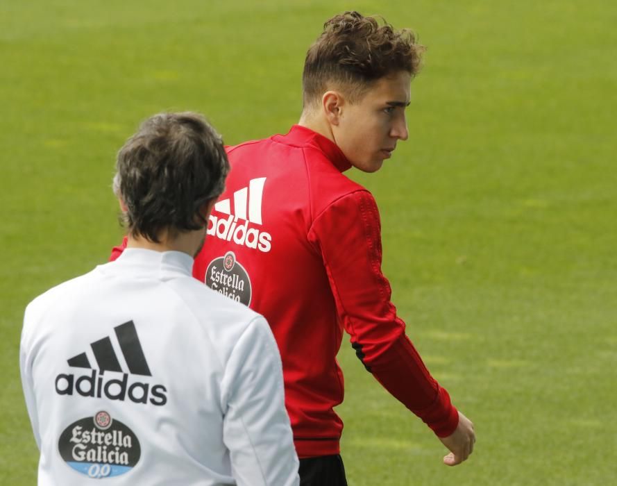 Último entrenamiento del Celta antes de vsitar el Bernabéu // Alba Villar