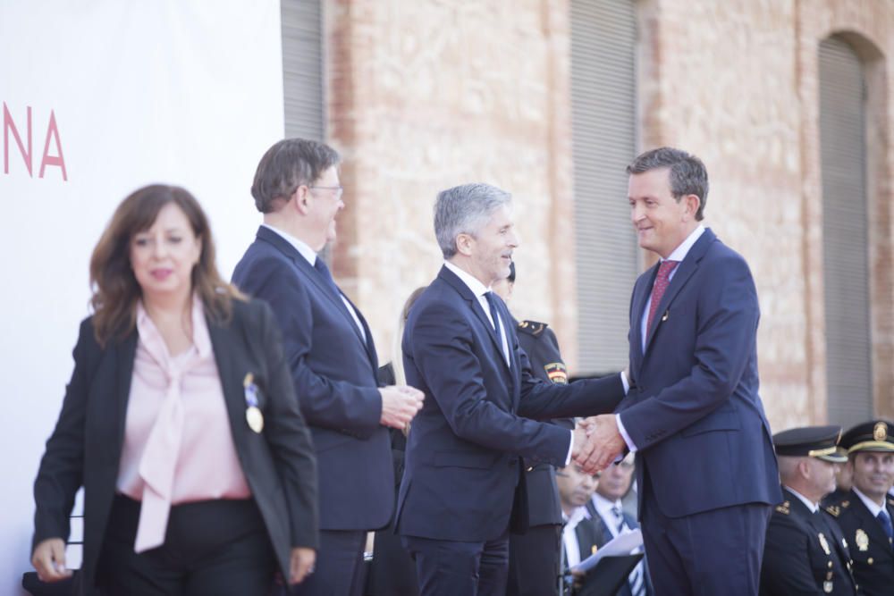 Acto del día de la Unidad de la Policía Nacional adscrita a la Comunitat Valenciana