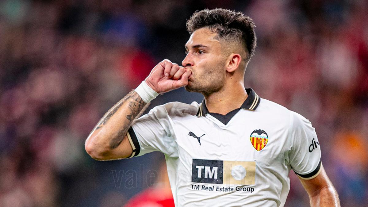 hugoduroDuro anotó el 1-2 en San Mamés