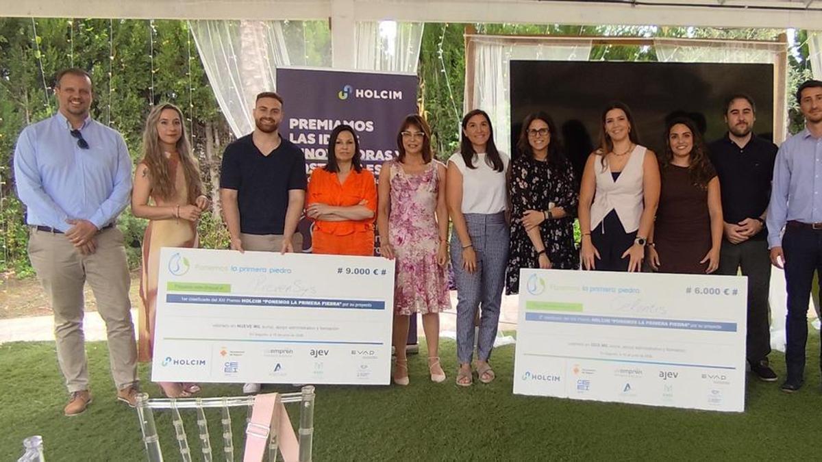 Un momento de la entrega de premios.
