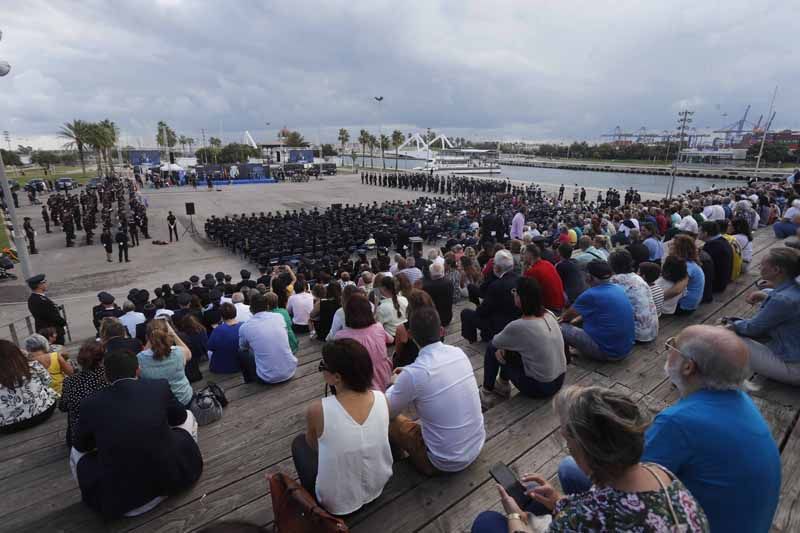 Celebración del día de la Policía Nacional en València