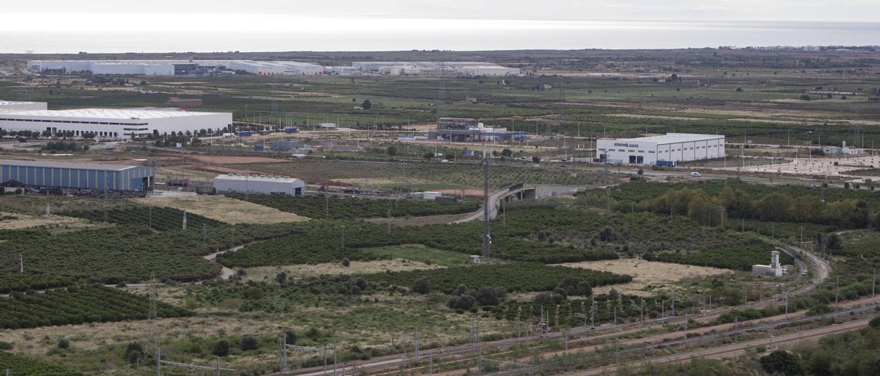 Terrenos de Parc Sagunt II donde irá la gigafactoría de Volkswagen.