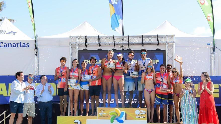 Florián-Fernández y Amieva-Bueno reinan en Las Canteras