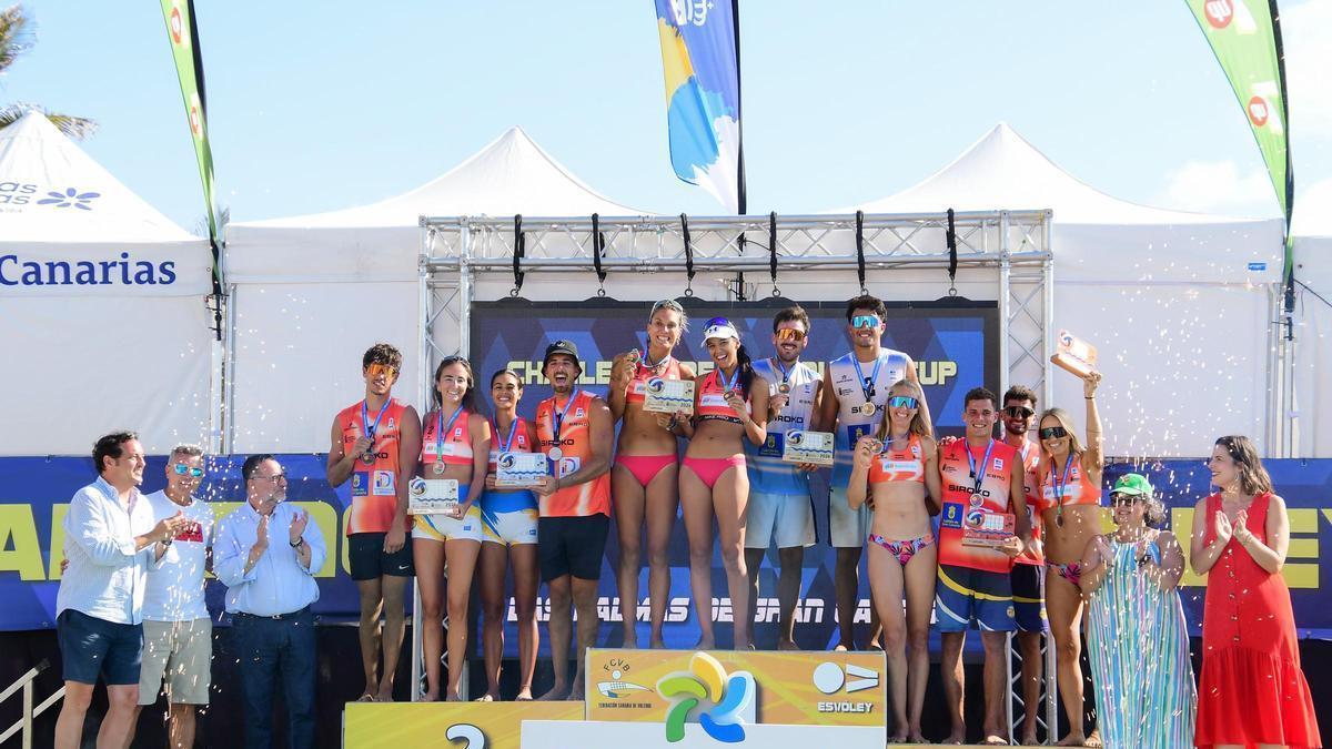 Florián-Fernández y Amieva-Bueno reinan en Las Canteras