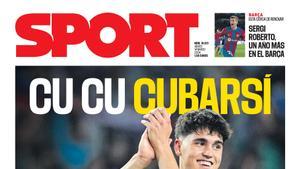 La portada de SPORT de hoy