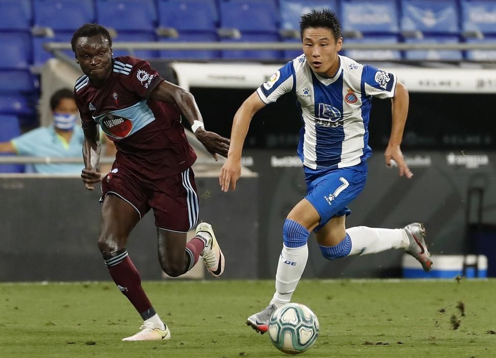 Las mejores imágenes del partido entre Espanyol y Celta de Vigo