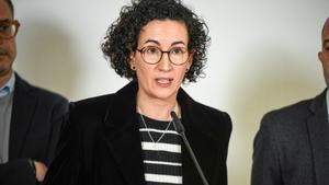Archivo - La secretaria general de ERC, Marta Rovira, en declaraciones a los medios. ERC (Foto de ARCHIVO) 12/1/2023