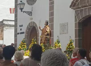 Procesión de San Lorenzo en Las Palmas de Gran Canaria