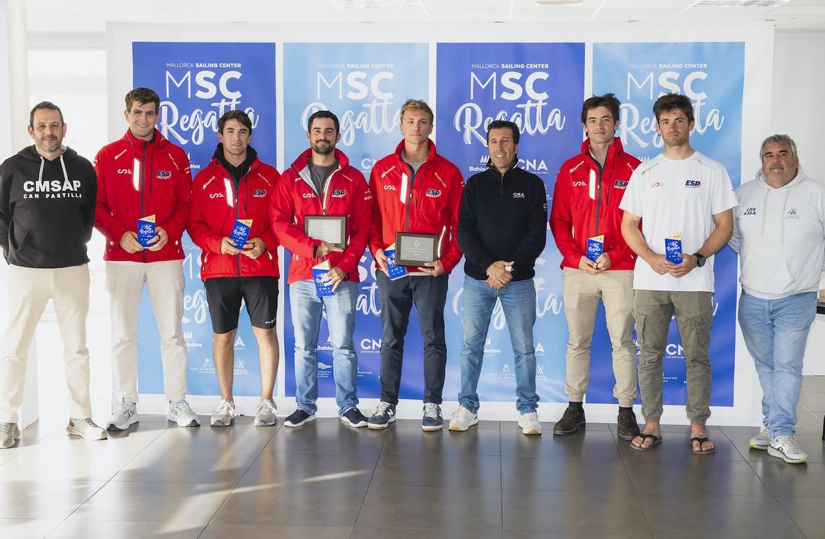 Conrad Konitzer y Antonio Torrado, campeones de la Copa de España de 49er.