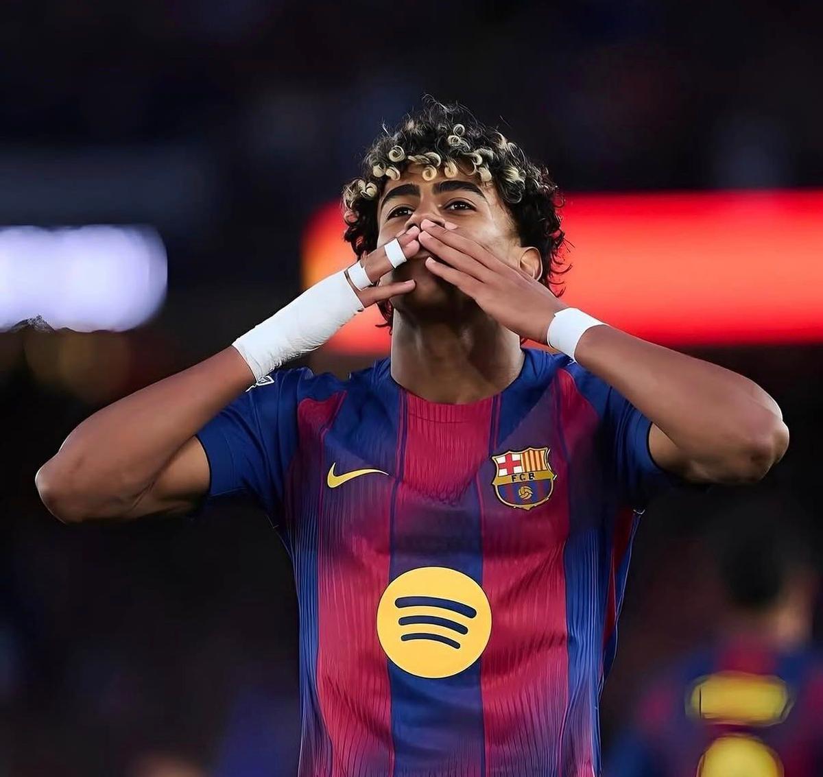 Lamine Yamal, con el Barça