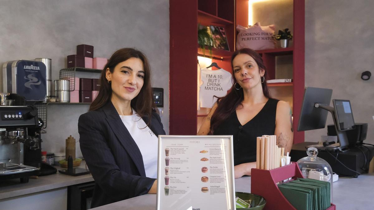 Jennyfer Avellán y Ángela Vidal, copropietarias del bar Matchea
