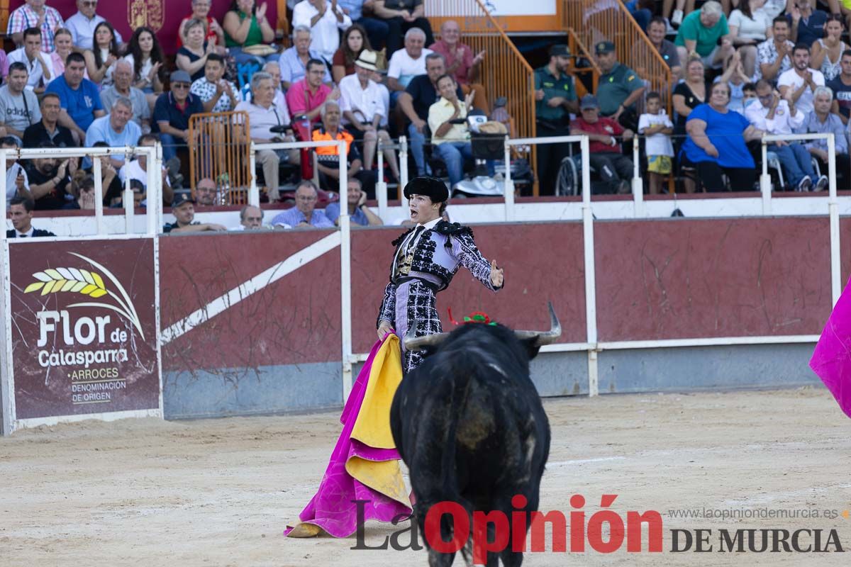 Quinta novillada Feria Taurina del Arroz en Calasparra (Marcos Linares, Diego Bastos y Tristán Barroso)