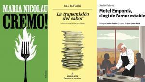 Portadas de libros gastronómicos para Sant Jordi 2024.