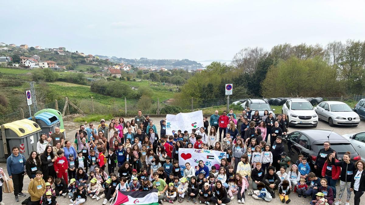 El colegio de A Torre-Cela con el pueblo saharaui