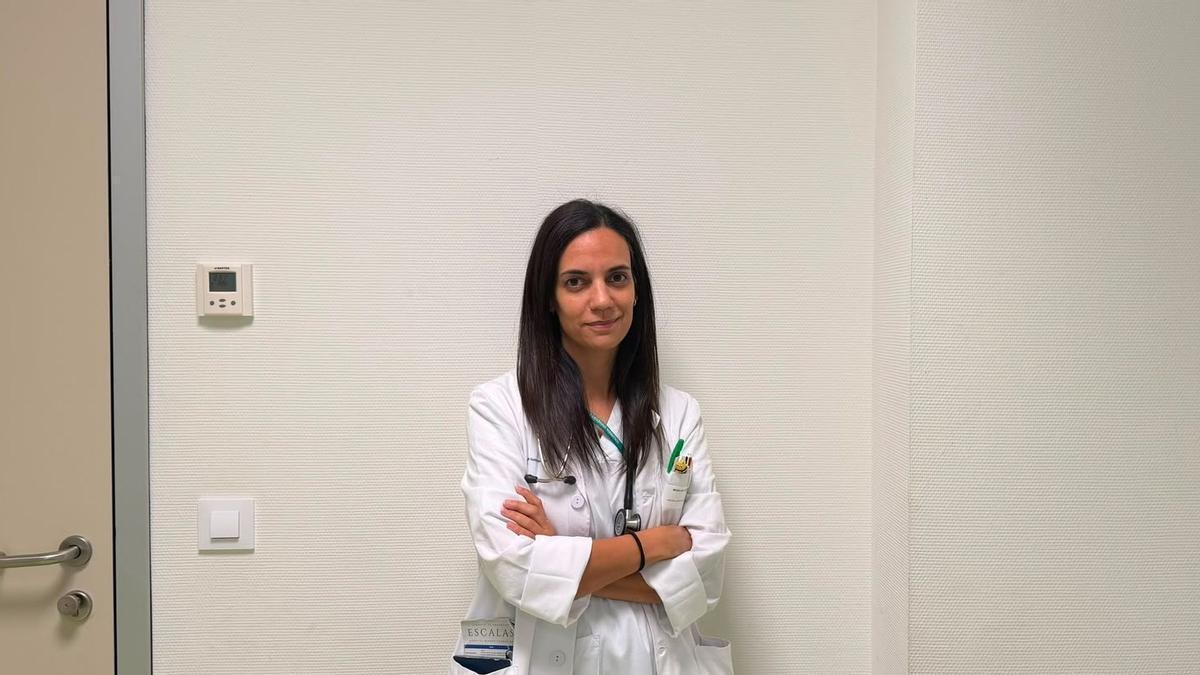 Andrea Baladrón, médico de Urgencias