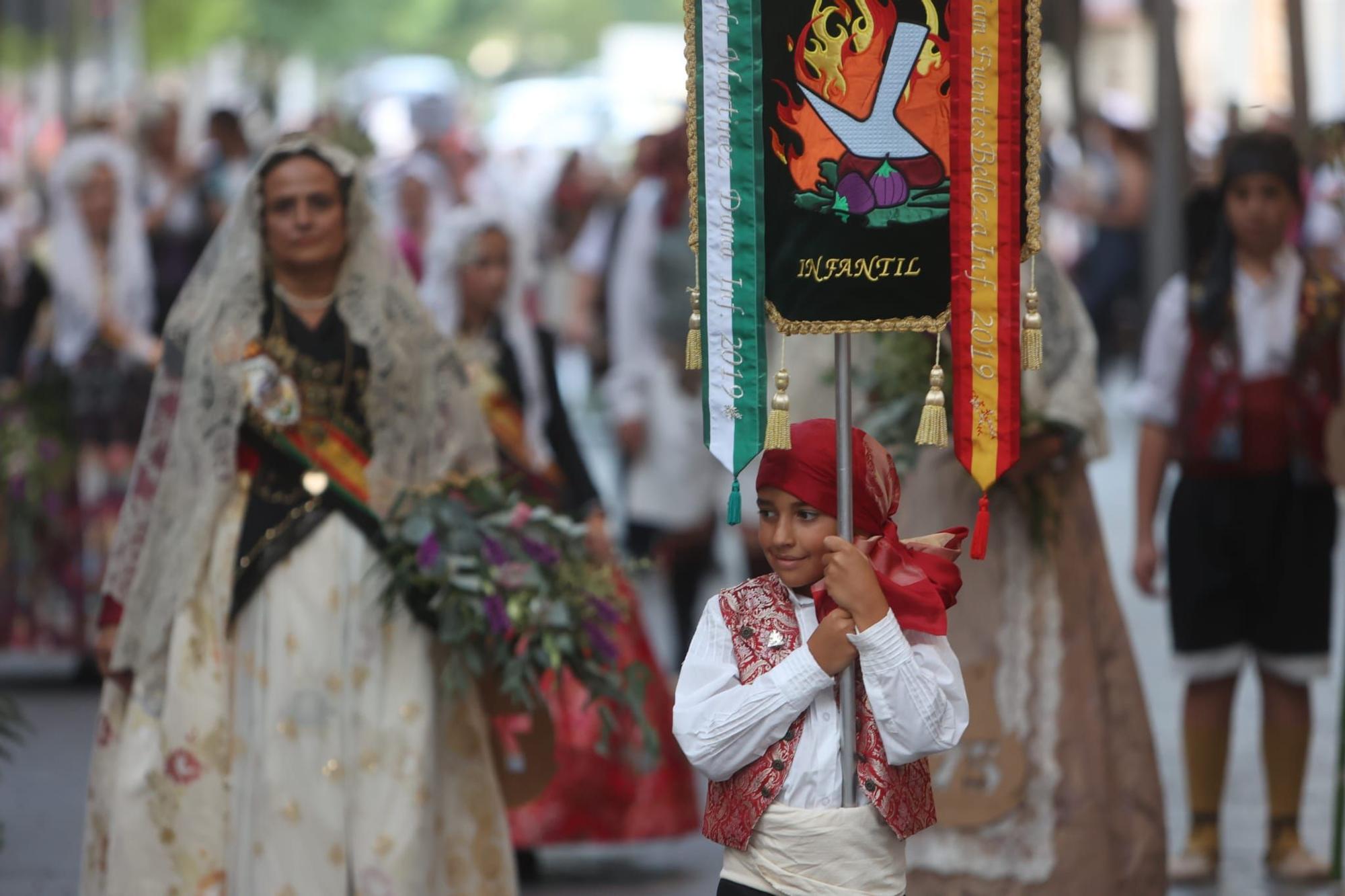 Ofrenda de flores en San Vicente