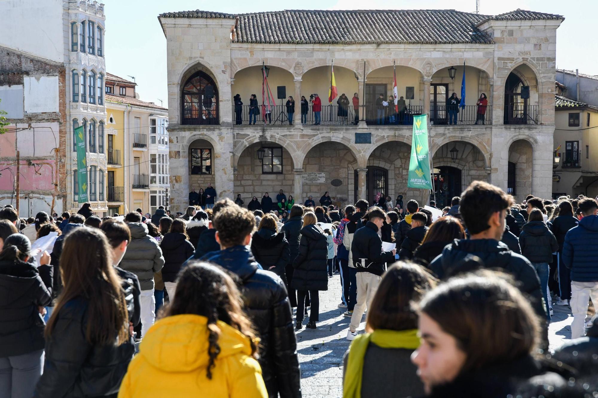 Día de la Paz en los colegios zamoranos.