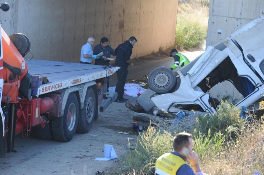 Grave accidente en la autovía Lorca-Águilas