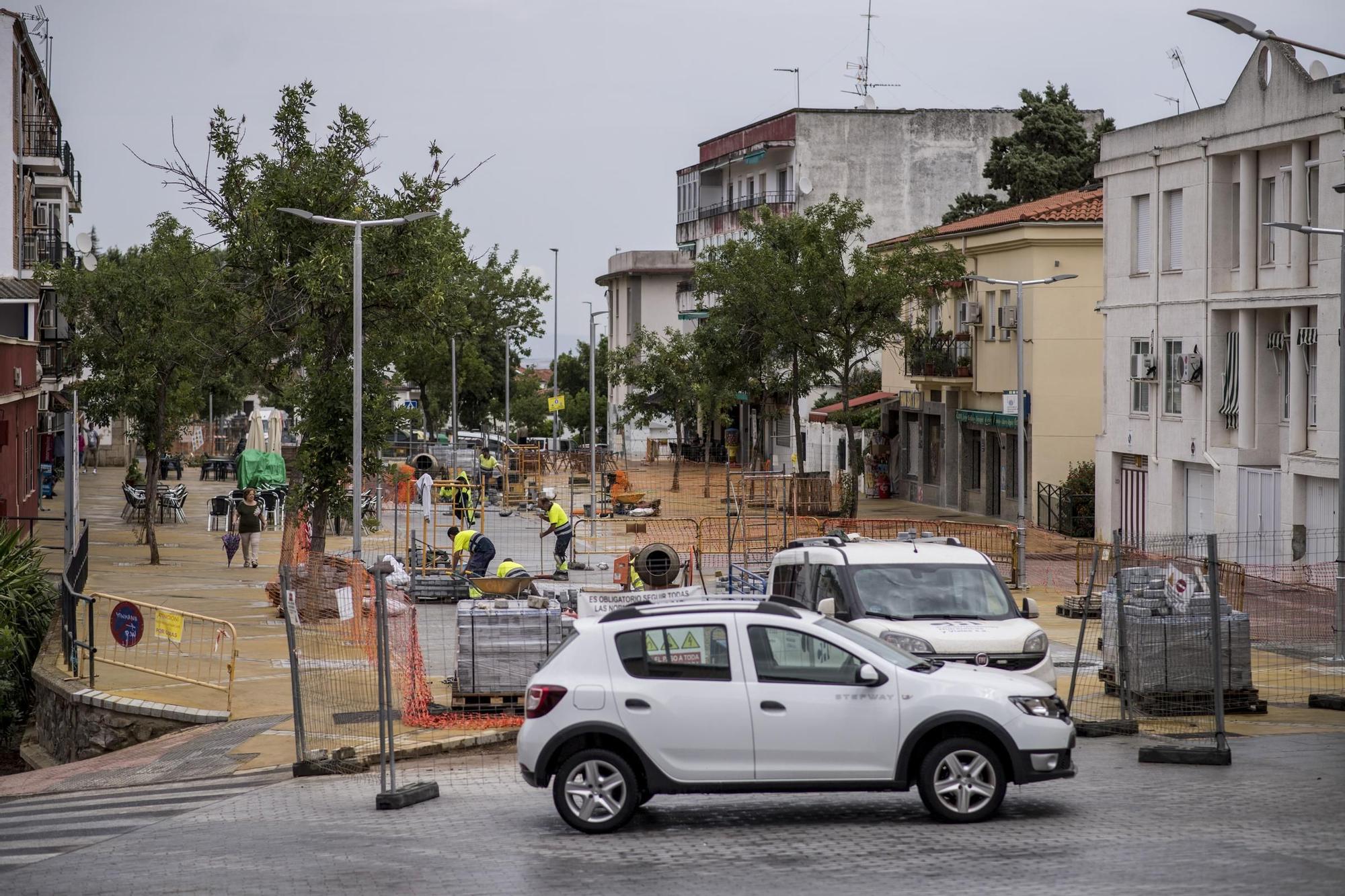 En las obras de San Blas