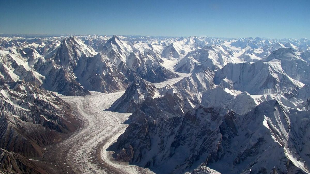 Glaciar en el Himalaya