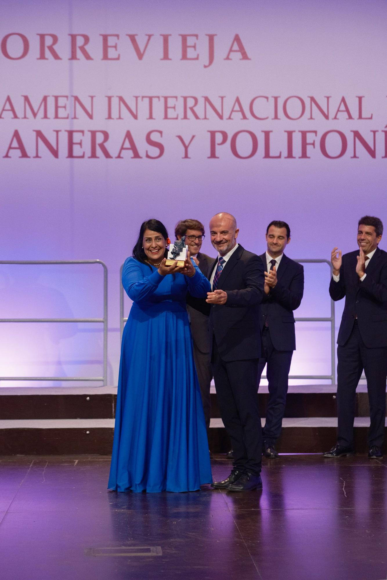 Velada de exhibición de las mejores masas corales y entrega de premios del Certamen Internacional de Habaneras y Polifonía de Torrevieja