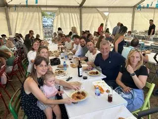 EN IMÁGENES: Fabada popular en las fiestas de Santa Apolonia de Leceñes