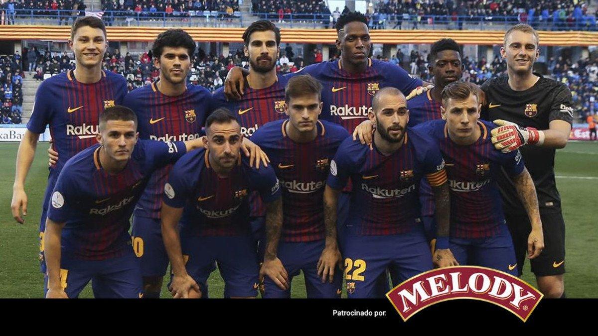 La alineación del Barça que disputó la Supercopa de Catalunya