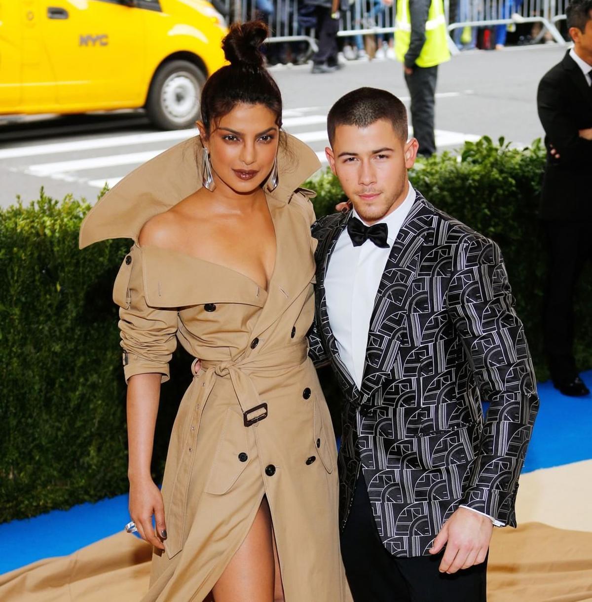 Priyanka Chopra y Nick Jonas en su primer evento juntos