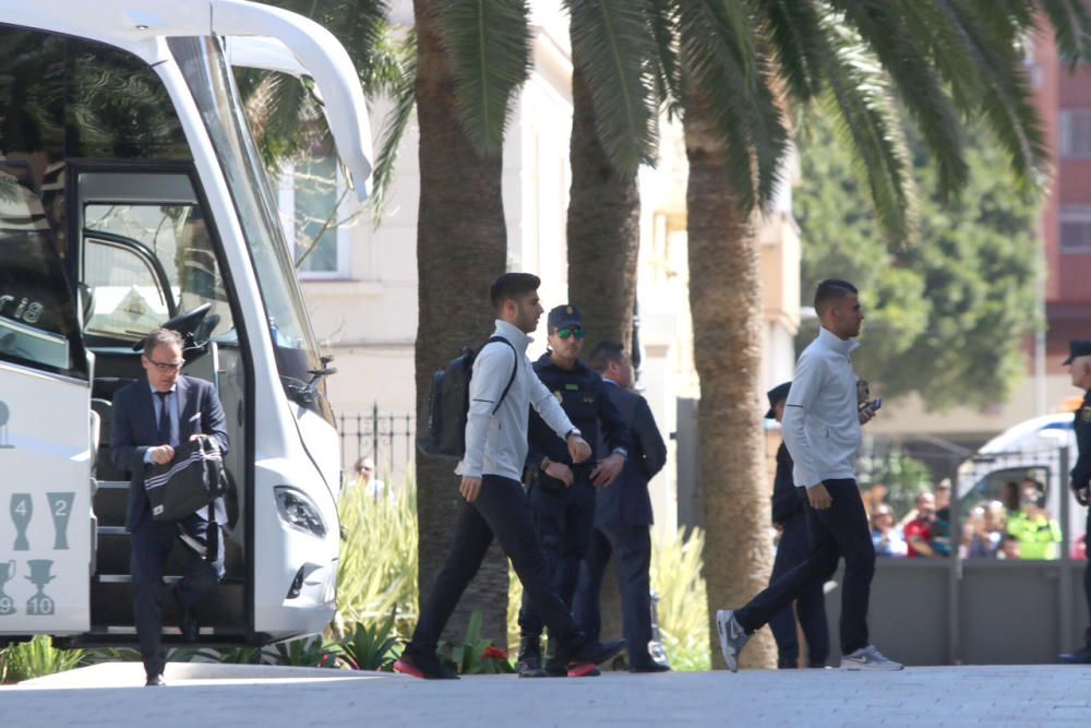 El Real Madrid llega a Málaga